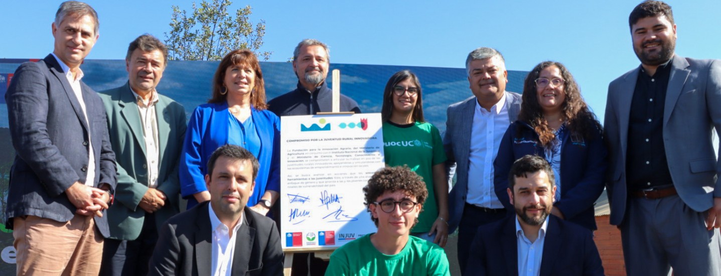 Ministerio de Agricultura e Injuv lanzan programa para la juventud rural innovadora